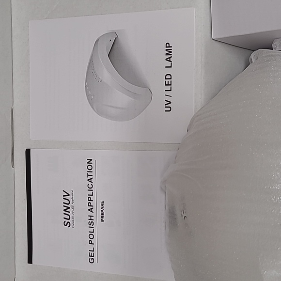 SUNUV 2-IN-1 LED/UV NAIL LAMP, NEW IN BOX - Picture 5 of 7